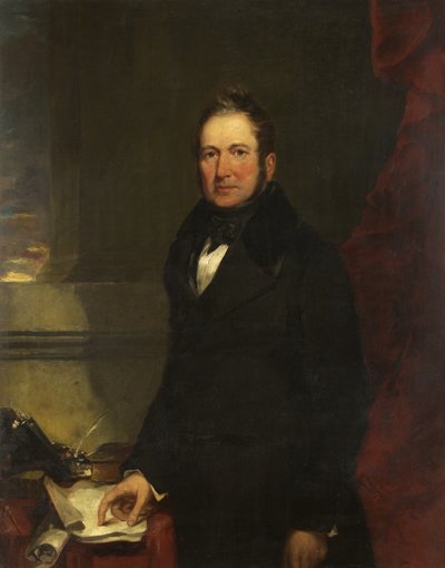 Portrett av William Fripp Esq., D.L., J.P. (olje på lerret) av James Curnock