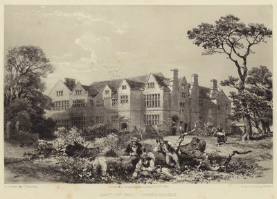 Sawston Hall, Cambridgeshire av James Dafforne