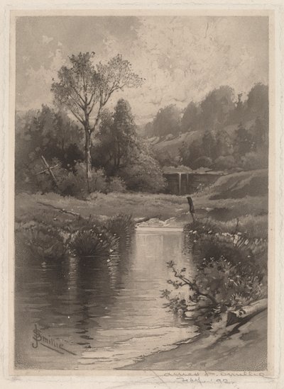 En gammel demning nær Montrose av James David Smillie