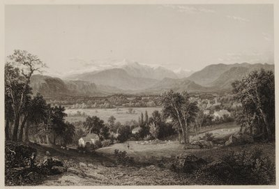 Mount Washington fra Valley of Conway, etter John F. Kensett, gravert av James Smillie, trykt av J. Dalton av James David Smillie