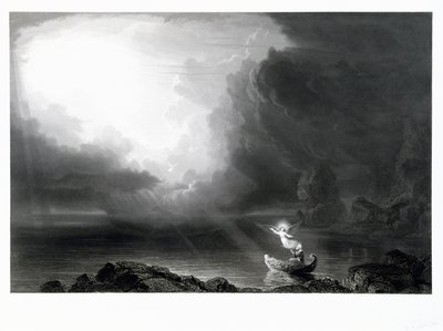 Livets reise - alderdom, ca. 1855 (gravering) av James David Smillie