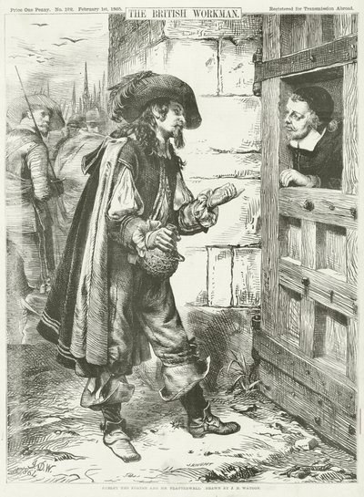 Parley the Porter og Mr Flatterwell (gravering) av James Dawson Watson