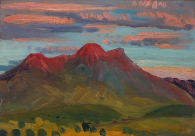 Arenig solnedgang, ca. 1911-12 av James Dickson Innes