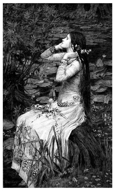 Ophelia, 1895. av James Dobie