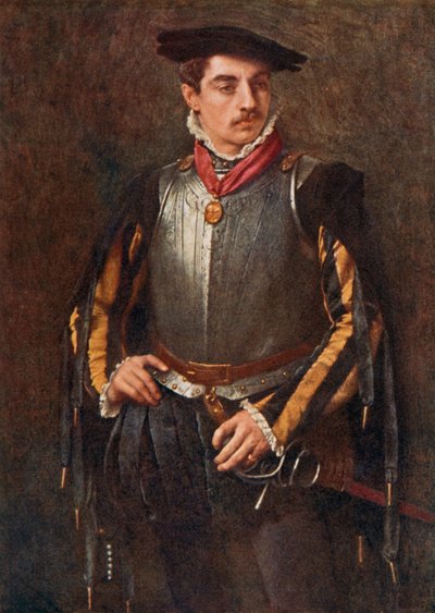 Henry Stuart, Lord Darnley (1541-1567), andre ektemann til Mary Queen of Scots av James Dromgole Linton