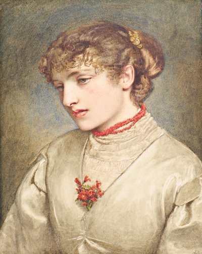Meditasjon (akvarell) av James Dromgole Linton