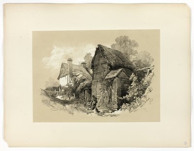 Buckland, nær Dorking, fra Picturesque Selections av James Duffield Harding