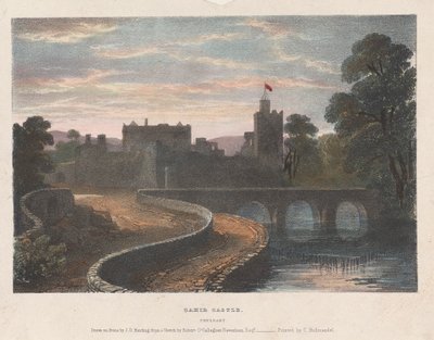 Cahir slott av James Duffield Harding
