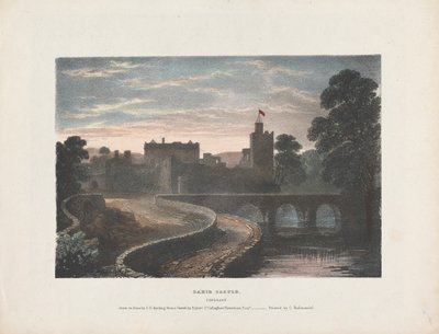 Cahir slott av James Duffield Harding