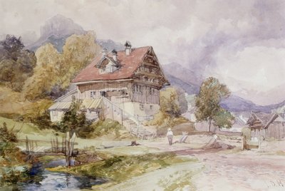 Chalet, Brunnen, Vierwaldstättersee av James Duffield Harding