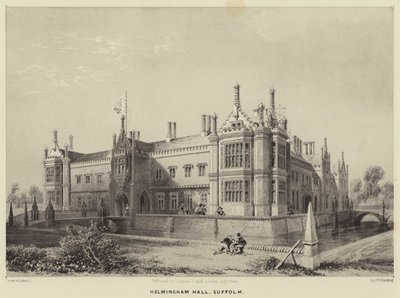 Helmingham Hall, Suffolk av James Duffield Harding