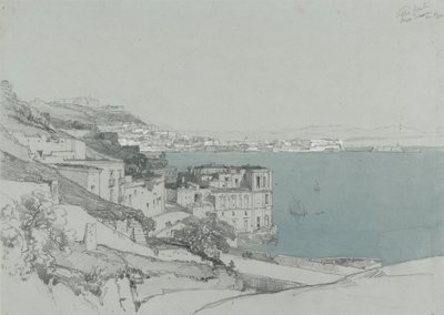Napoli fra Strada Nouva, 26. november 1830 av James Duffield Harding