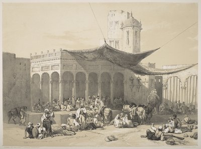 Panjab: Sikh-soldater som mottar lønnen sin på Royal Durbar, Lahore av James Duffield Harding