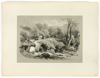South Brent, Devon, fra Picturesque Selections av James Duffield Harding