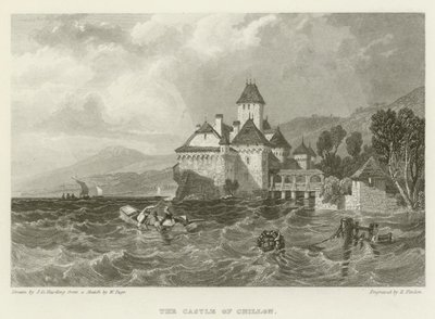 Chillon-slottet av James Duffield Harding