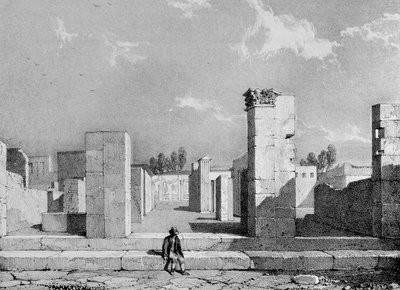 Huset til Caius Sallust, 1828 av James Duffield Harding