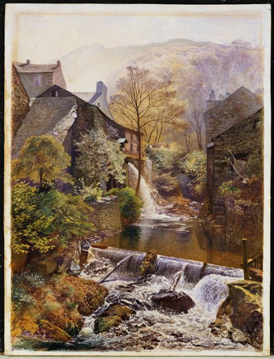 Den gamle vannmøllen av James Duffield Harding