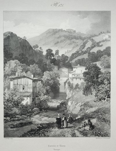 Pittoreske og romantiske reiser i det gamle Frankrike. Auvergne..., 1825. av James Duffield Harding