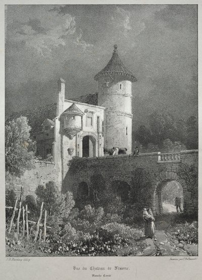 Pittoreske og romantiske reiser i det gamle Frankrike. Franche-Comte..., 1825. av James Duffield Harding