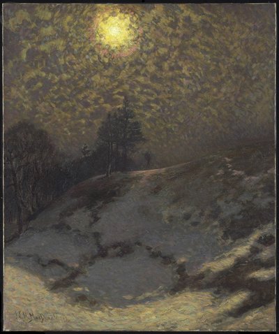 Tidlig kveld, vinter, 1912 av James Edward Hervey Macdonald