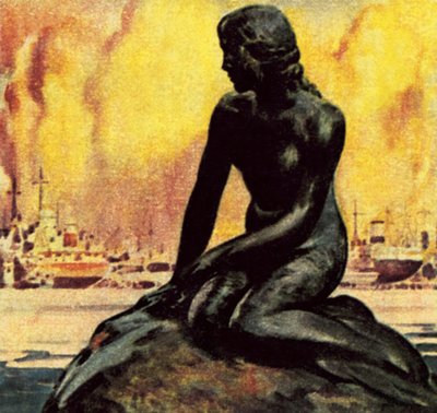 Den lille havfruestatuen i København av James Edwin McConnell