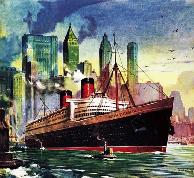 RMS Dronning Elizabeth av James Edwin McConnell