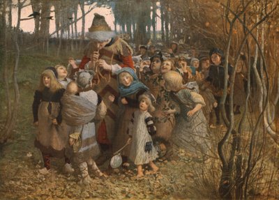 Pied Piper of Hamelin, 1881, c1930. av James Elder Christie