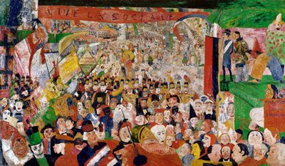 Kristi triumferende inntog i Brussel av James Ensor