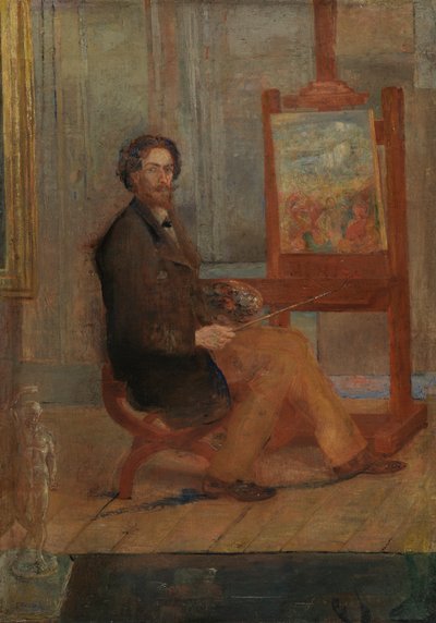 Ensor ved staffeli av James Ensor