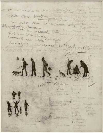 Historie uten ord (jegere om vinteren) av James Sidney Ensor