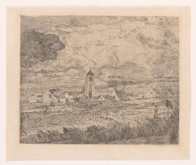 Utsikt over Mariakerke Grande vue de Mariakerke av James Ensor