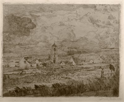 Flott utsikt over Mariakerke av James Sidney Ensor