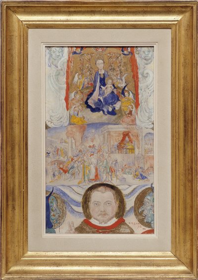 Ikon, Portrett av Eugene Demolder av James Ensor