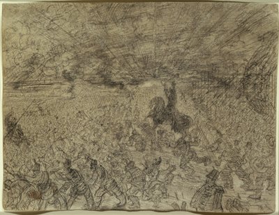 Joshua stopper solen av James Ensor