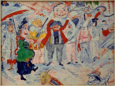 Karneval i Flandern av James Sidney Ensor