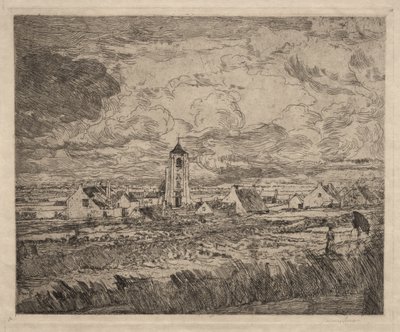 Stor utsikt over Mariakerke av James Ensor