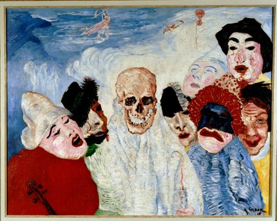 Masker og død Masker og død, 1897. av James Ensor