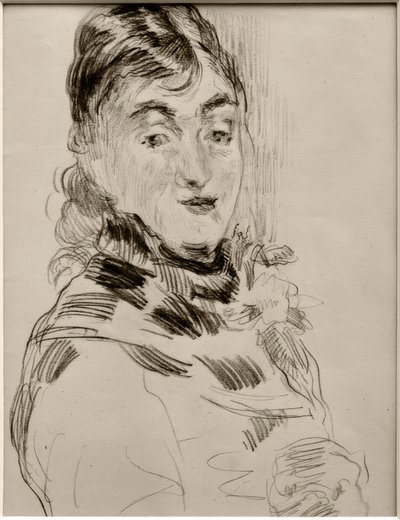 Méry Laurent med en mops av James Sidney Ensor