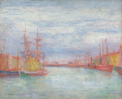Havnen i Oostende av James Ensor