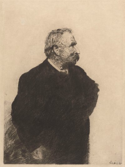 Portrett av Ernest Rousseau av James Ensor