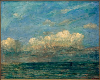 Havlandskap med en hvit sky av James Sidney Ensor