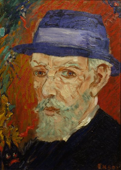 Selvportrett av James Ensor