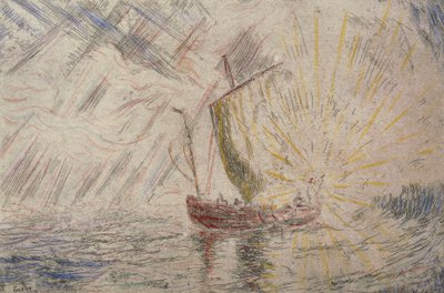 Kristus stiller stormen av James Ensor