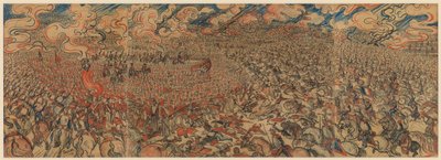 The Cuirassiers of Waterloo (kritt på papir på papp) av James Ensor