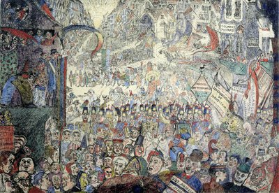 Kristi inntog i Brussel av James Ensor