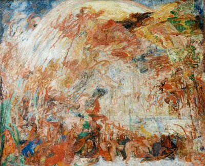 The Fall of the Rebel Angels, 1889. av James Ensor