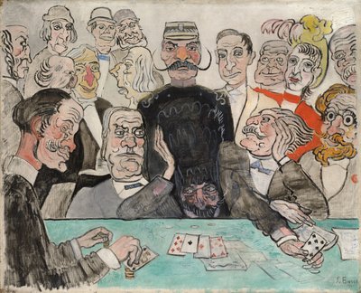 Gamblere; Spillerne av James Ensor