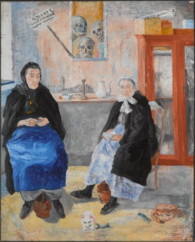 De melankolske fiskekonene av James Ensor