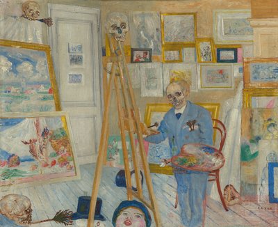 Skjelettmaleren av James Ensor
