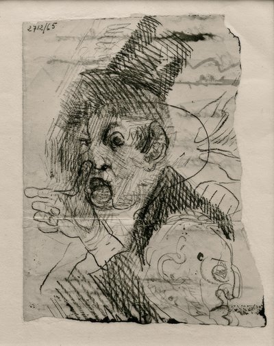 To hoder og en hånd av James Sidney Ensor